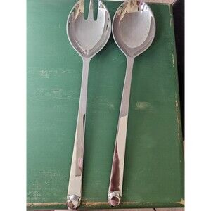 Vera Wang Wedgwood Salad Servers Spoon Spork 12.5 Inches Long